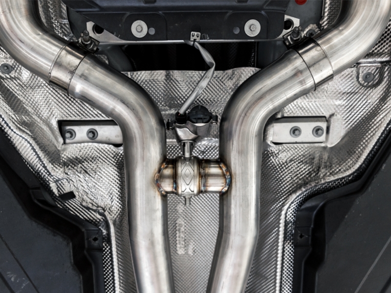 Mercedes-Benz C63 S AMG Coupe Performance Exhaust - AWE Tuning - SwitchPath - `19-`21